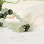 虎年生肖守護手鍊 – 葡萄石與拉長石，象徵勇氣