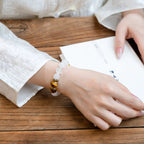 猴年生肖手鍊 – 虎眼石與石英，象徵活力