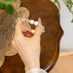 生肖雞命理手鍊 – 石英和白紋石