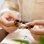 龍生肖守護手鍊 – 虎眼石與煙晶，賦予力量