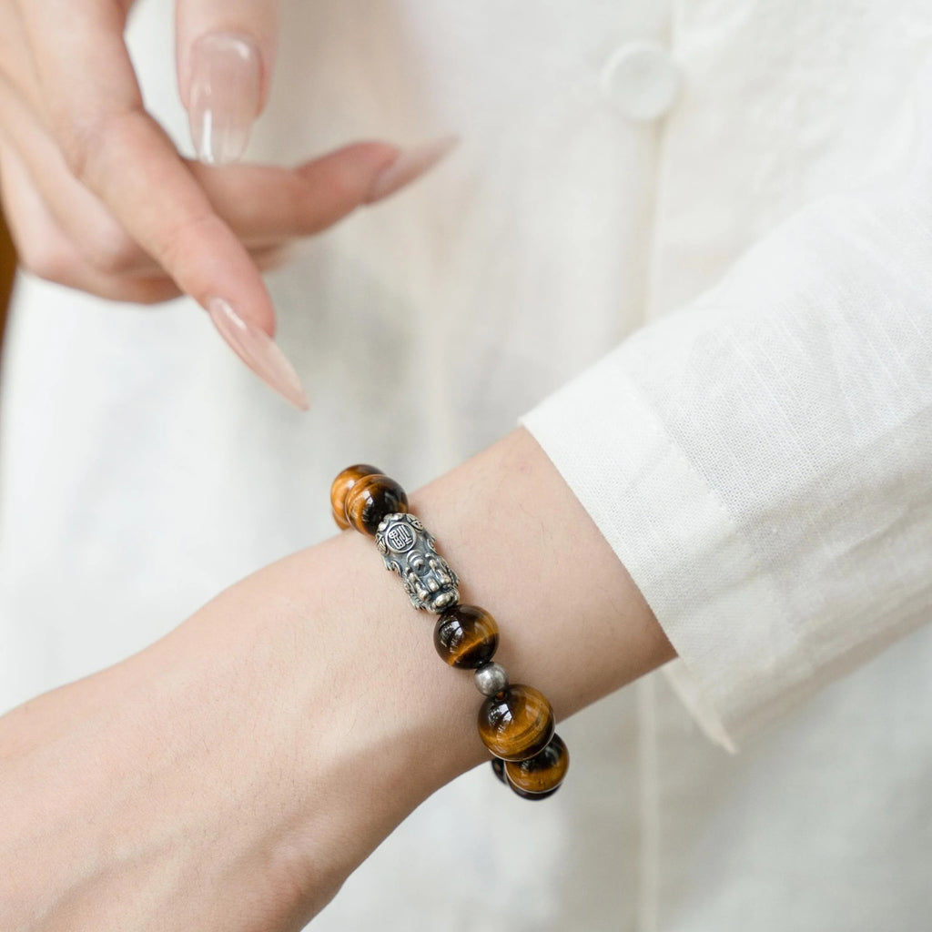 黃虎眼石財富手鐲