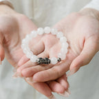 白色石英貔貅手鍊