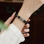 黑曜石貔貅手鏈