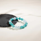 亞馬遜石藍玉髓水晶手鍊